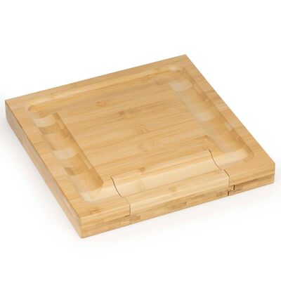 Servírovacia doska na syr 33x33 cm SPRINGOS KI0168 prírodná