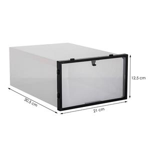 Úložný box na topánky 34x23x13, 5 cm SPRINGOS HA3004 priehľadný