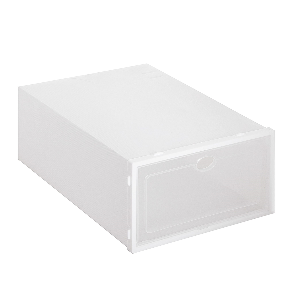 Úložný box na topánky 23,5x33x13,5 cm SPRINGOS HA3008 biely