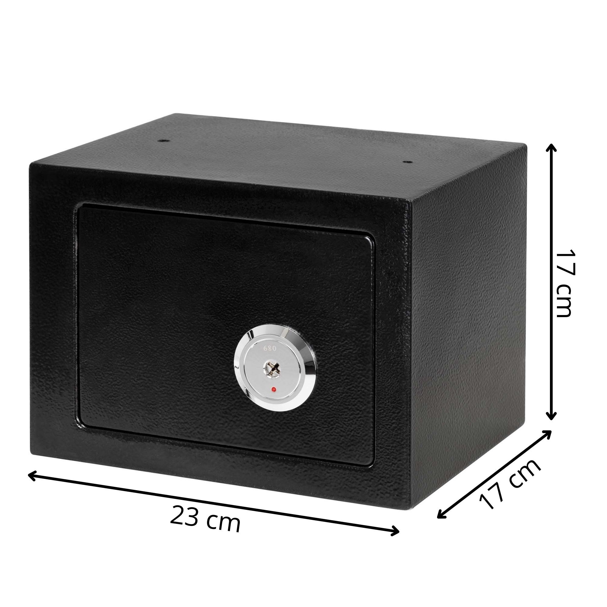 Trezor na kľúč 23x17x17 cm SPRINGOS HA5278 čierny