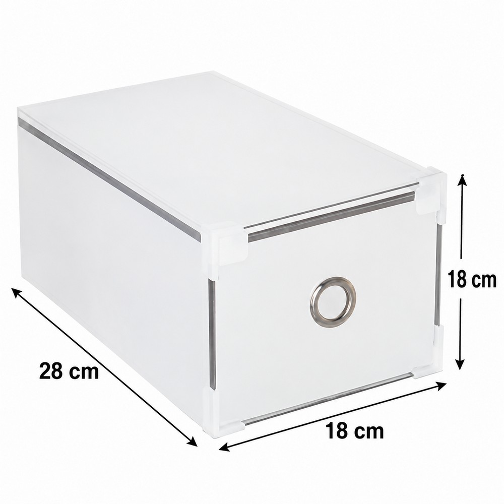 Úložný box na topánky 31x20,5x11 cm SPRINGOS HA3000 priehľadný