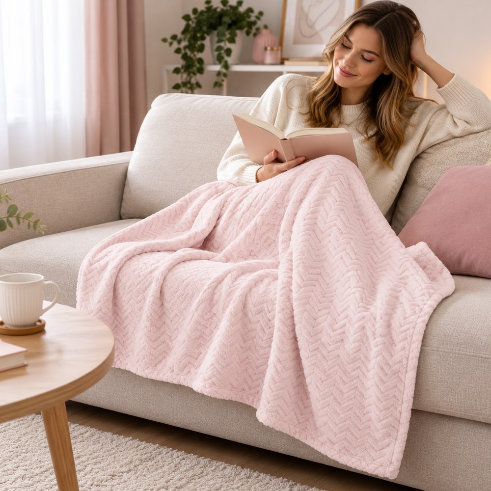 Deka 130x180 cm SPRINGOS Splendit HA7129 ružová