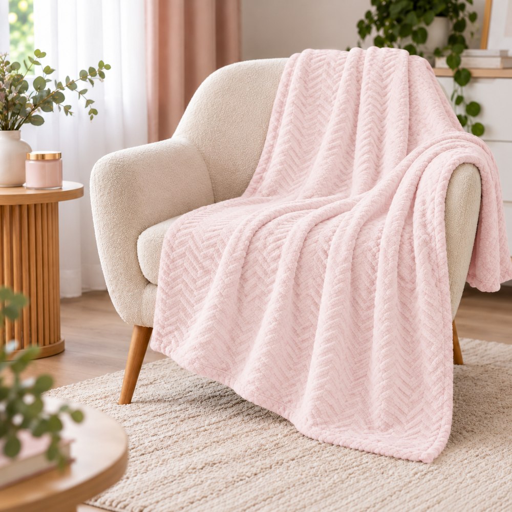 Deka 130x180 cm SPRINGOS Splendit HA7129 ružová