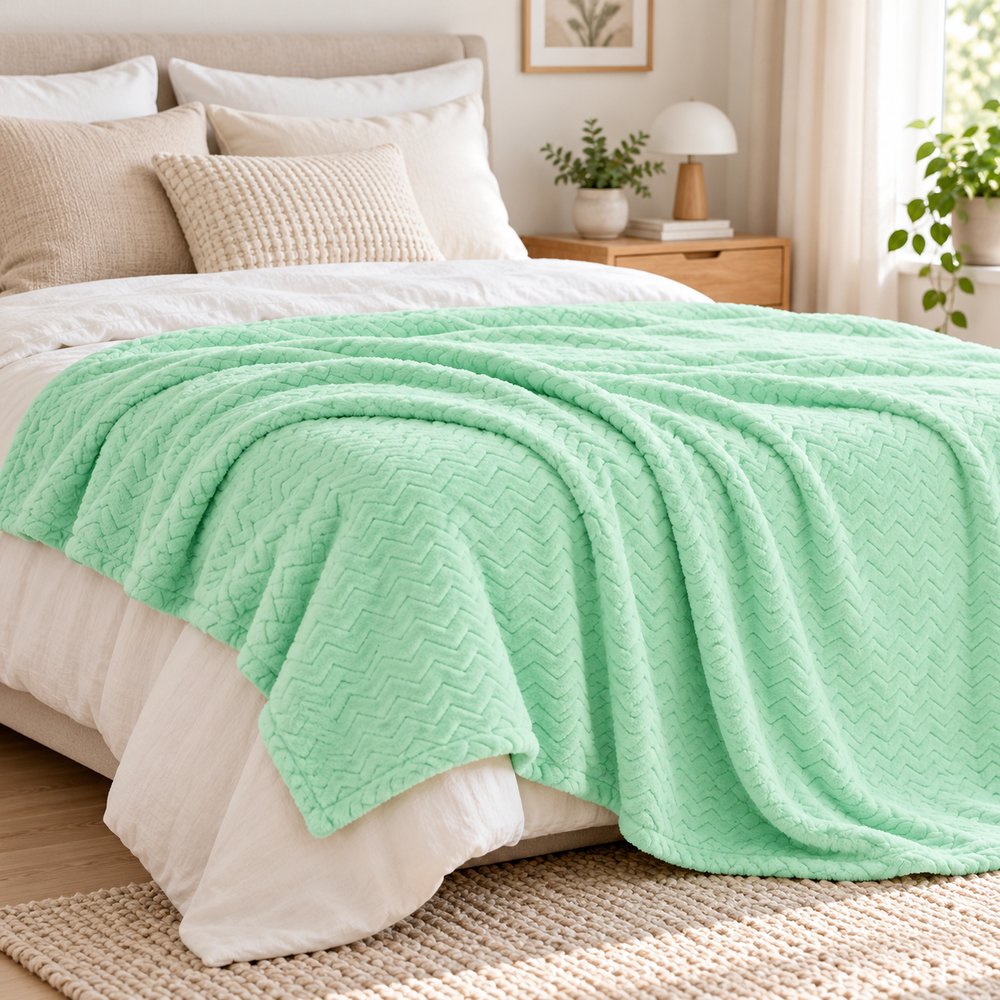 Deka 130x180 cm SPRINGOS Splendit HA7133 zelená