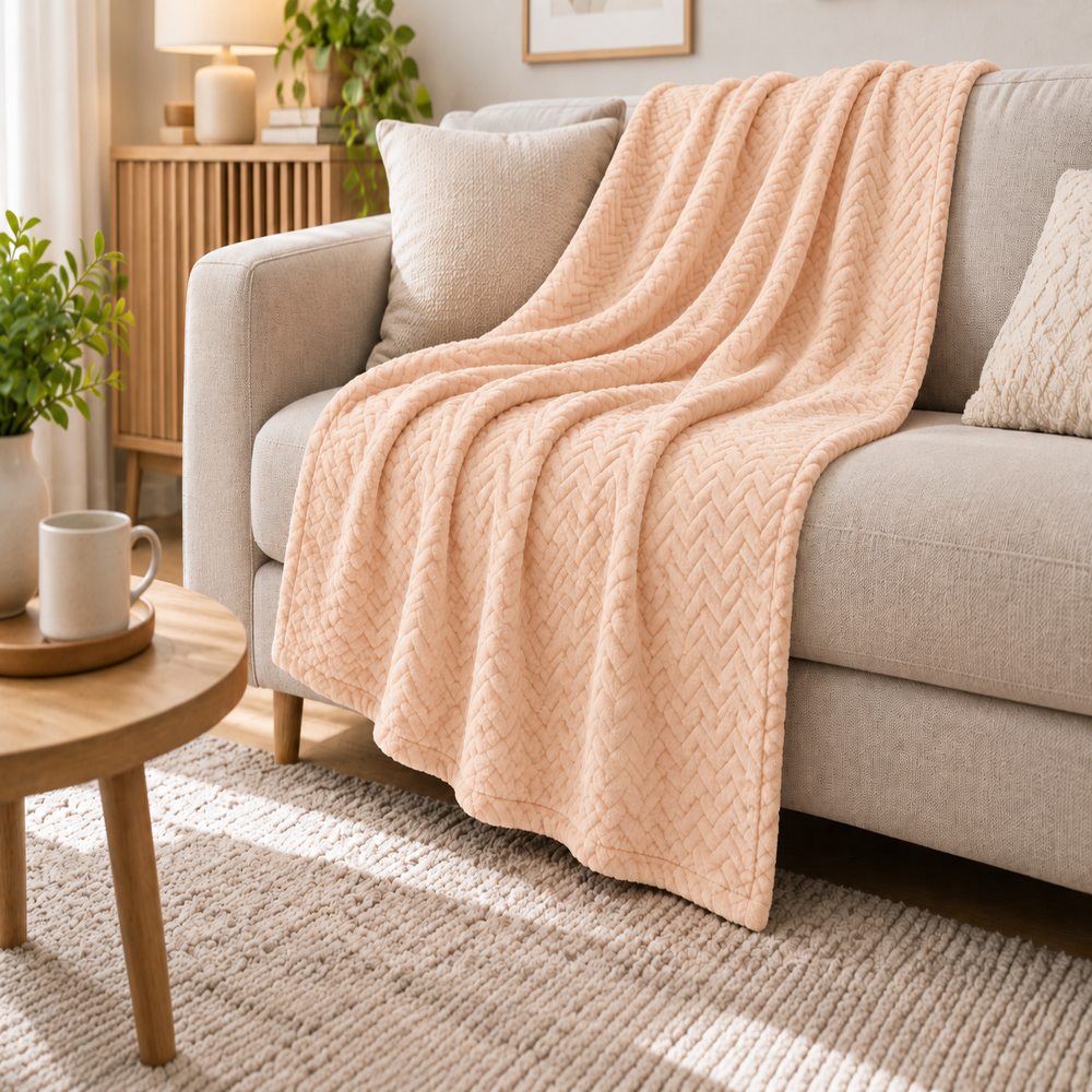 Deka 130x180 cm SPRINGOS Splendit HA7136 oranžová