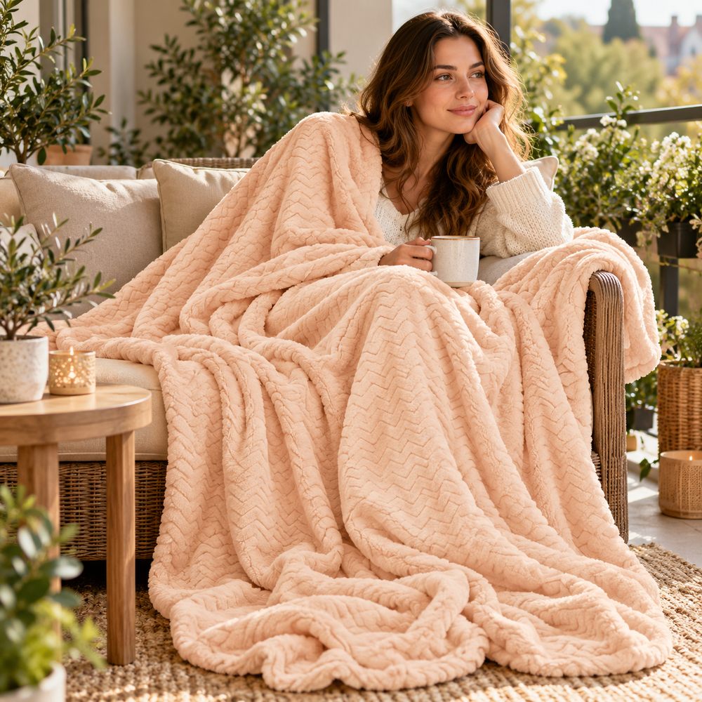 Deka 200x220 cm SPRINGOS Splendit HA7160 oranžová