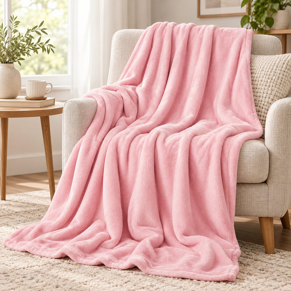 Deka 200x220 cm SPRINGOS Grande HA7210 ružová