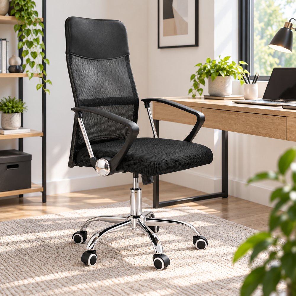 Kancelárska stolička SPRINGOS Aerion HF0033 čierna
