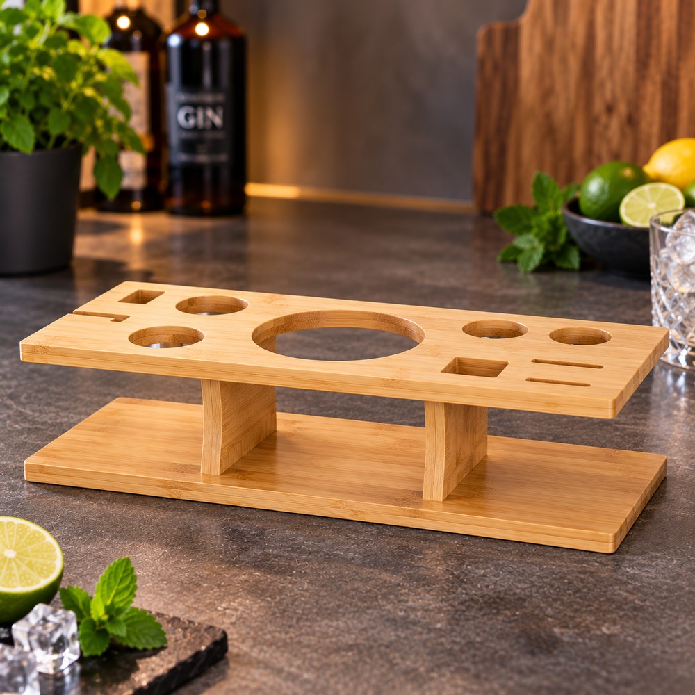 Barmanská sada 11ks SPRINGOS Meehan KI0010 strieborná