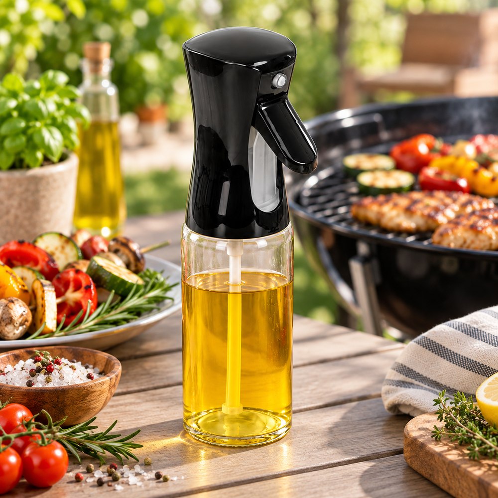 Rozprašovač na olej 300 ml SPRINGOS KI0180 transparentný/čierny