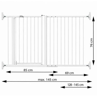 Bezpečnostná zábrana 70-145 cm ANIONE MAXI