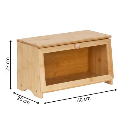 Bambusový chlebník 40x20x23 cm SPRINGOS KI0159 prírodný