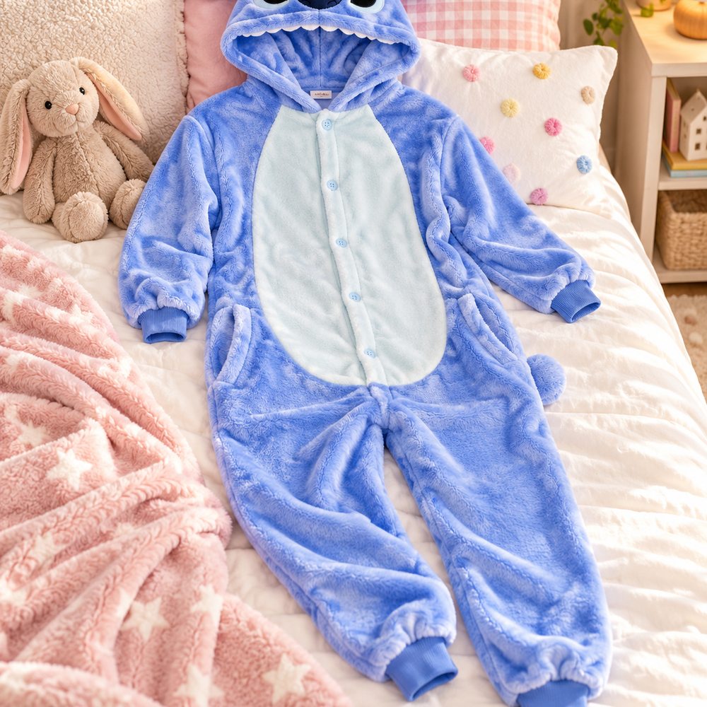 Detské pyžamo Stitch 130-140 cm SPRINGOS HA5066 modré