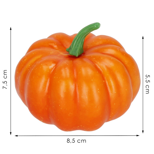Dekoratívna tekvica 8,5 cm SPRINGOS HA5225 oranžová