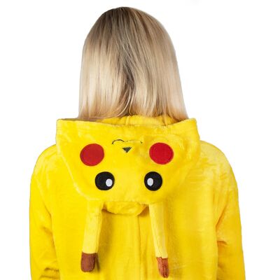 Dámske pyžamo overal Pikachu veľ. S SPRINGOS Kigurumi žlté