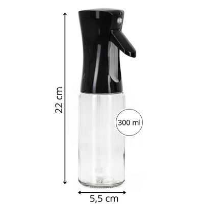 Rozprašovač na olej 300 ml SPRINGOS KI0180 transparentný/čierny