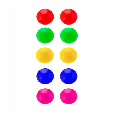 Magnety na tabuľu 30 mm 10ks SPRINGOS MB0011A viacfarebné
