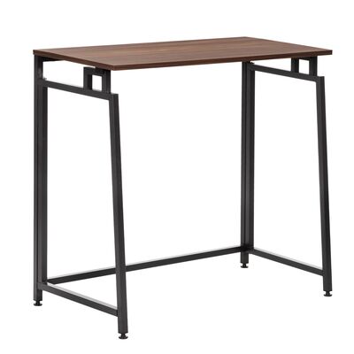 Skladací pracovný stôl 80x40 cm SPRINGOS Flecto tmavo hnedý