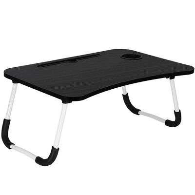 Stolík na notebook skladací 60x40 cm SPRINGOS HA4010 čierny