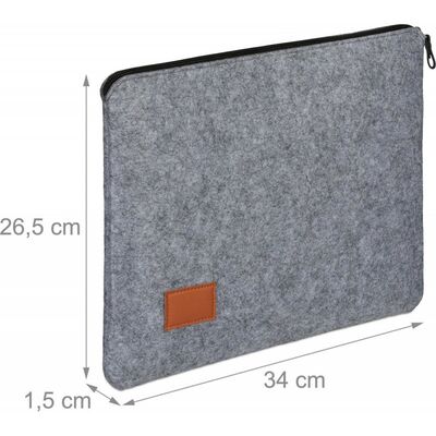 Obal na notebook 13" SPRINGOS Etui 10027784 sivý