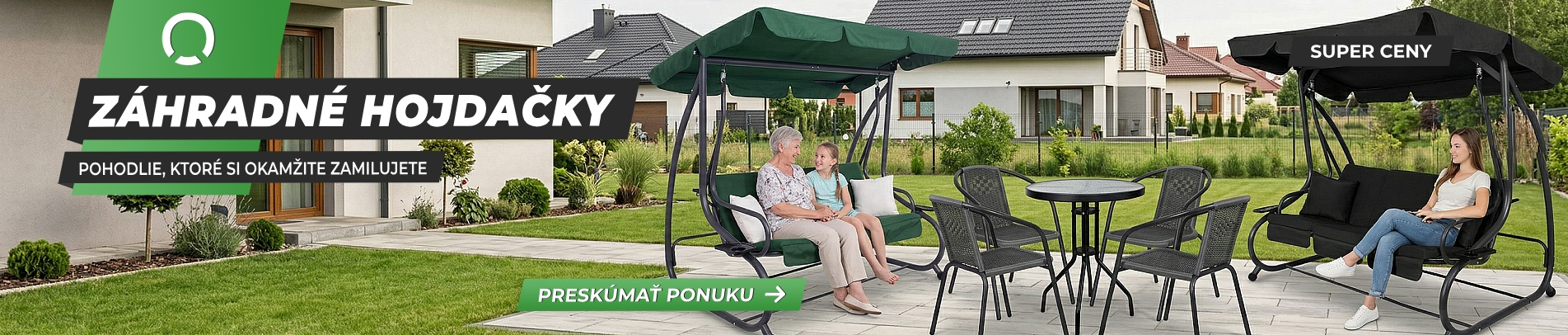 Záhradné hojdačky